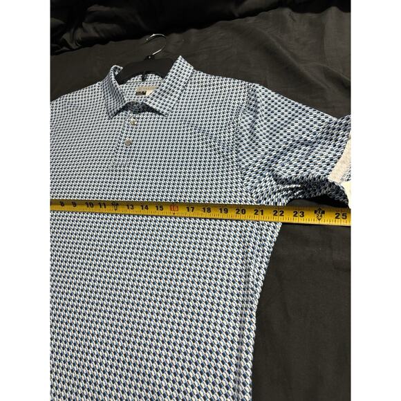 PGA Tour Pro Series Golf Polo Shirt Men’s Large Blue White Black NWT MSRP $68 - Picture 6 of 9